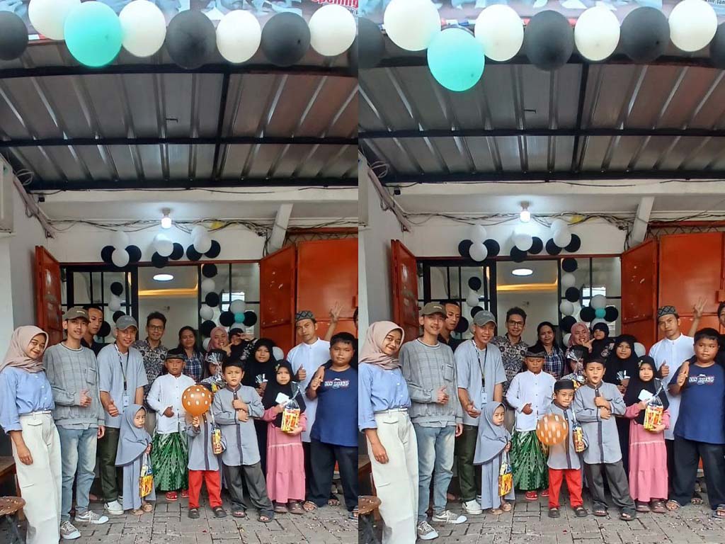 Santunan dan Grand Opening Parveen Barbers Berjalan Penuh Berkah!