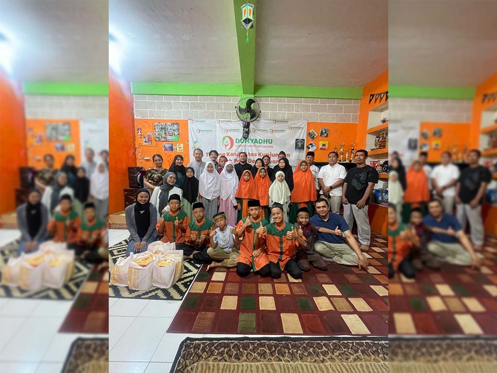 Keceriaan Anak Asuh DOMYADHU di Balik Dukungan PT. Agung Bara Lestari