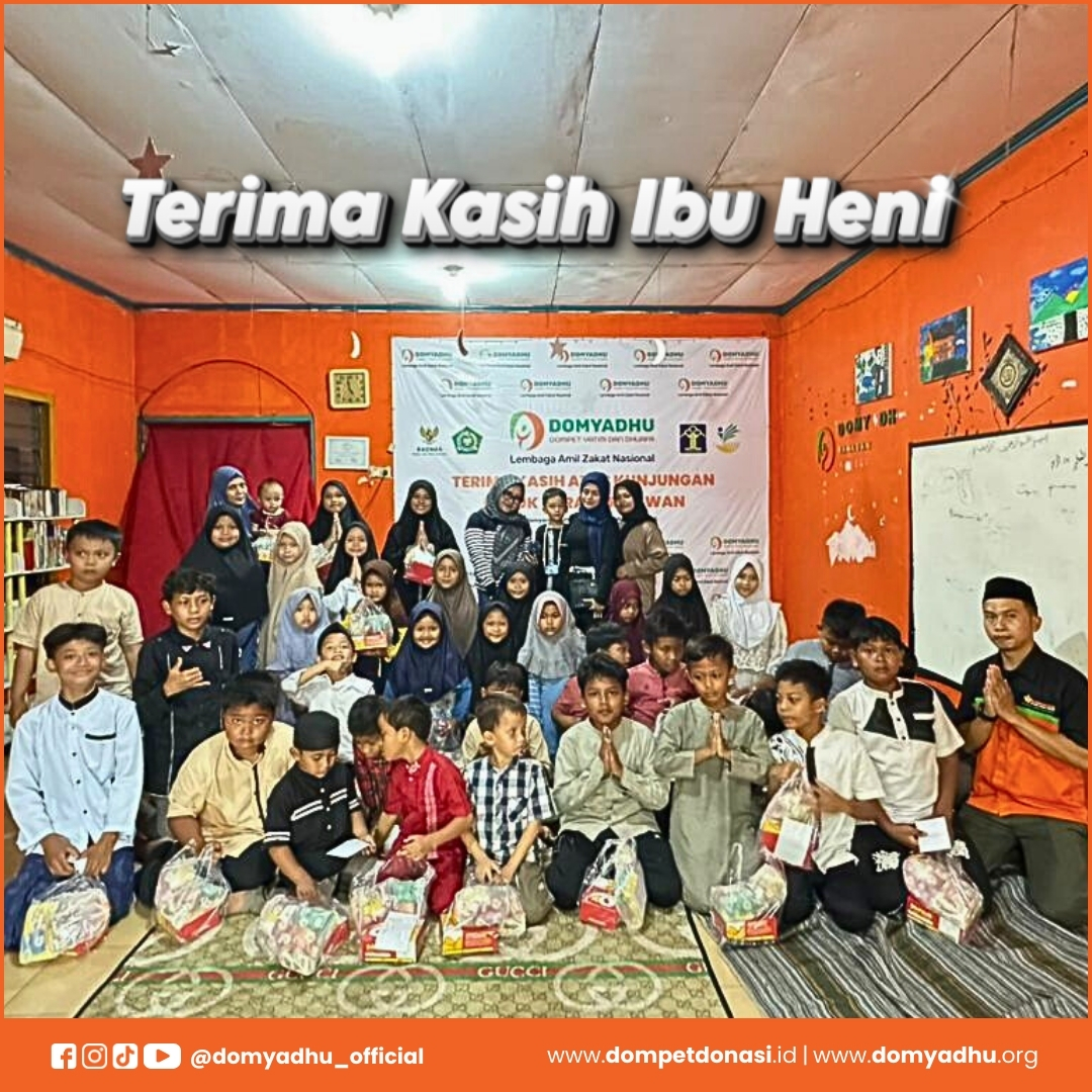 Doa Bersama Penuh Syukur Bersama Anak Asuh Domyadhu di Asrama Jombang Domyadhu