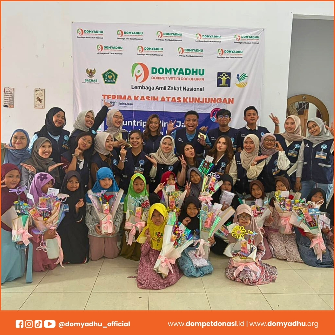 Voluntrip Saling Jaga: Relawan Kitabisa Berbagi Ceria Bersama Anak Asuh DOMYADHU Pejaten