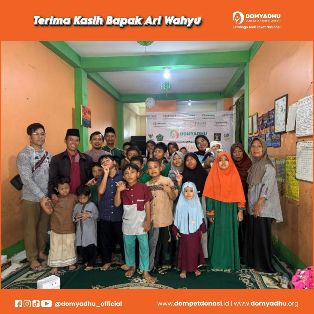 Bapak Ari Wahyu Berbagi Keberkahan Tasyakuran Aqiqah Bersama Anak Asuh di Asrama Domyadhu Rempoa 