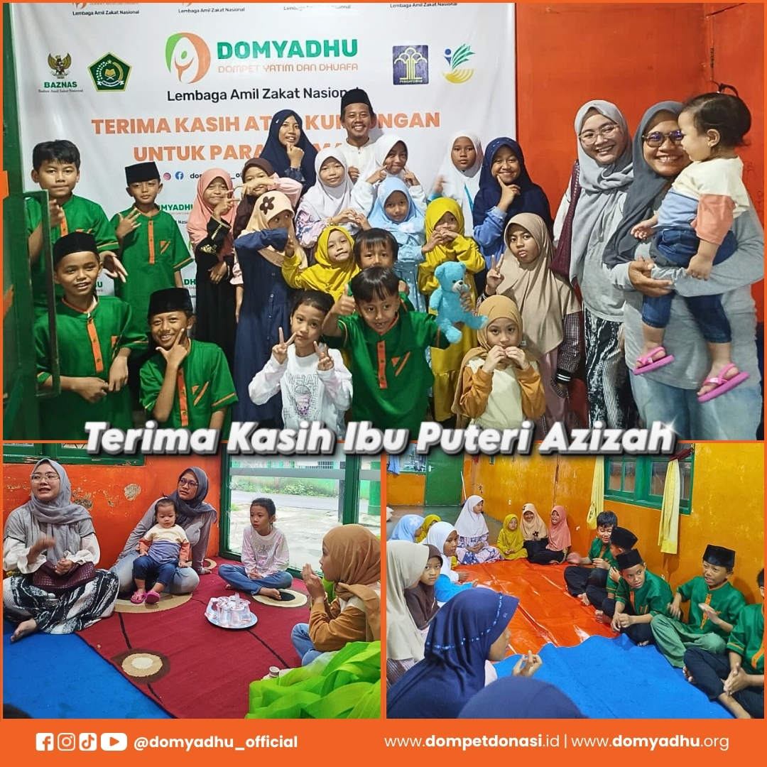Doa Bersama dan Ucapan Milad Penuh Makna Bersama Anak Asuh Domyadhu di Asrama Meruyung