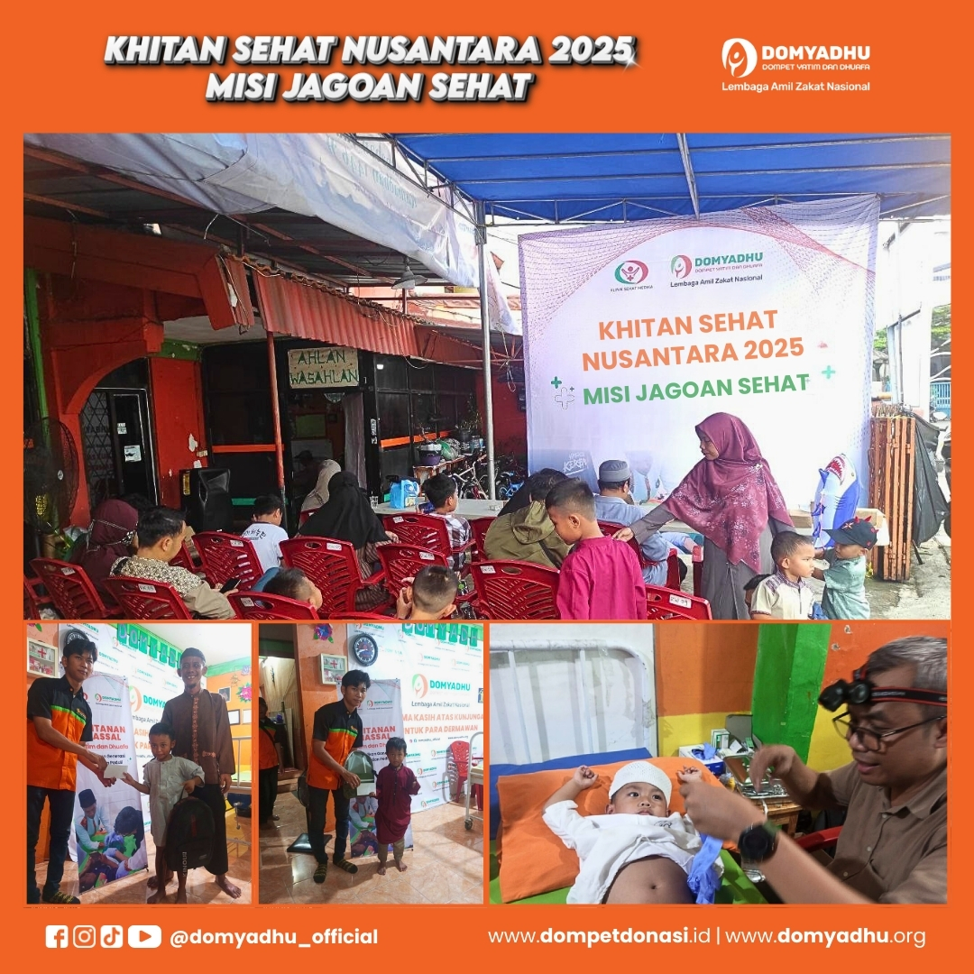 Khitan Sehat Nusantara 2025: Misi Jagoan Sehat Hadirkan Senyum dan Harapan bagi Anak-Anak Dhuafa