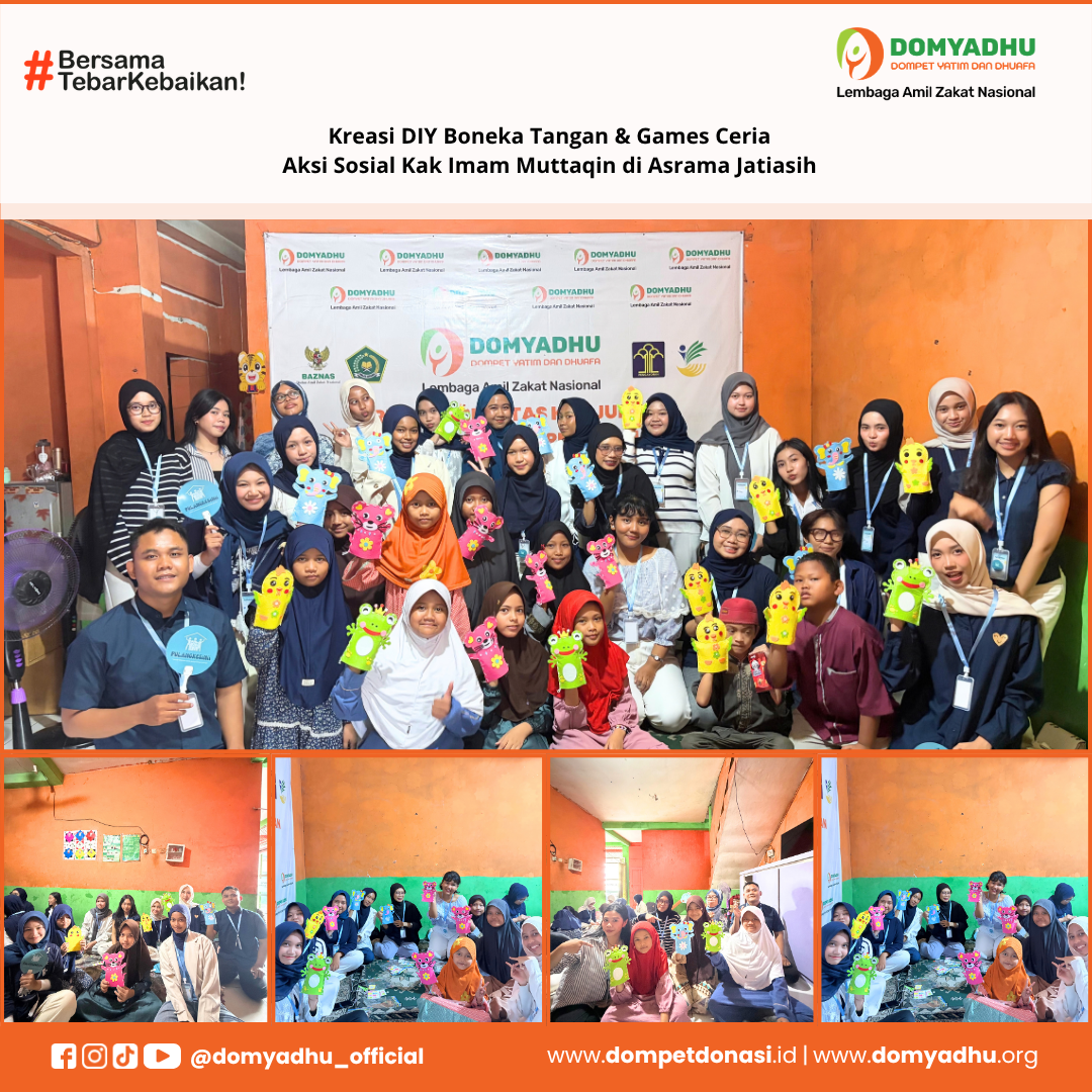 Sinergi Kebaikan Kak Imam Muttaqin (@pulangkesini) & LAZNAS DOMYADHU