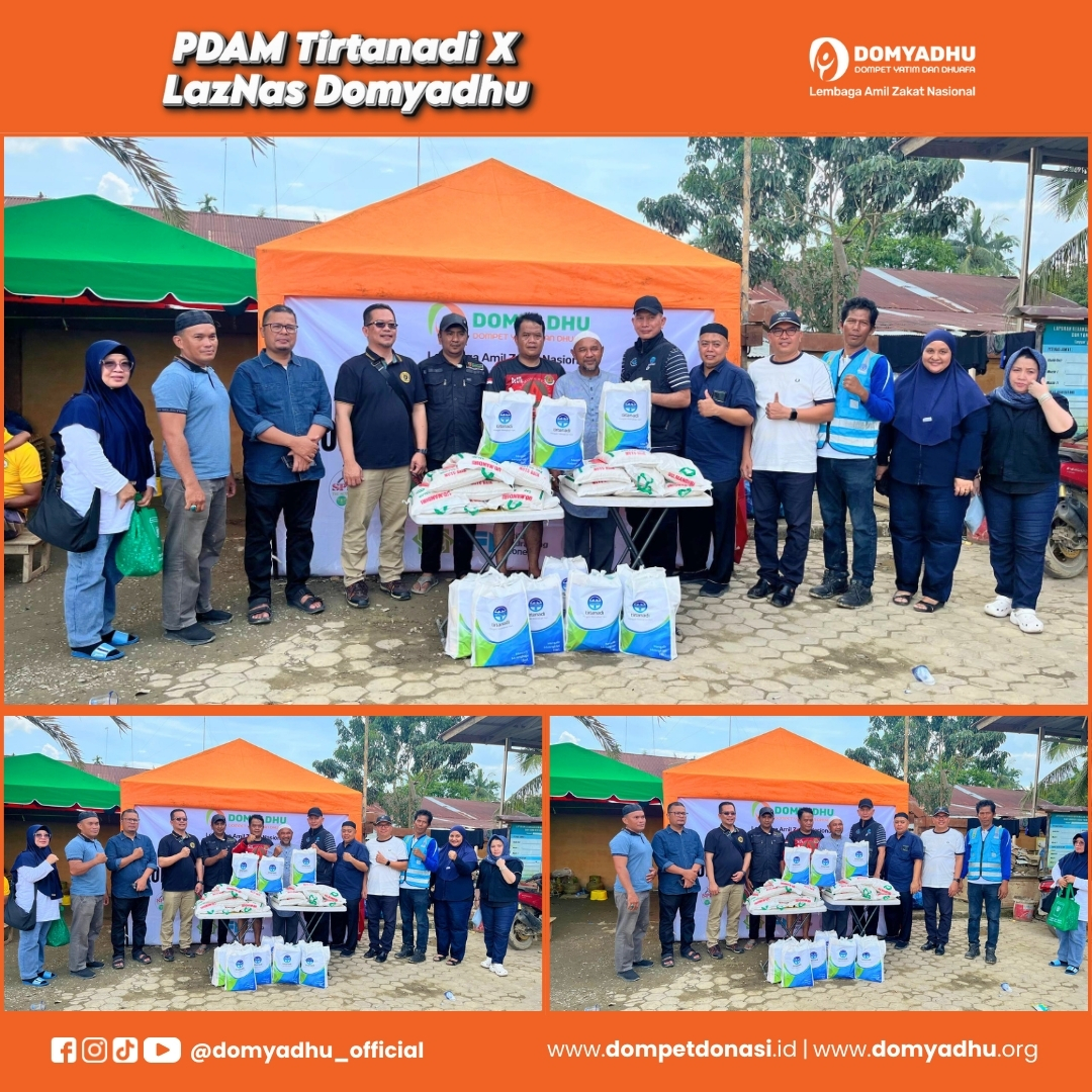 PDAM Tirtanadi x LAZNAS Dompet Yatim & Dhuafa di Aceh Tamiang