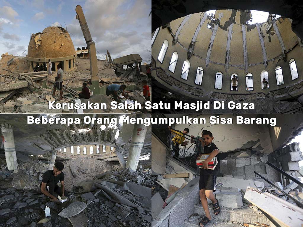 Kerusakan Masjid di Gaza