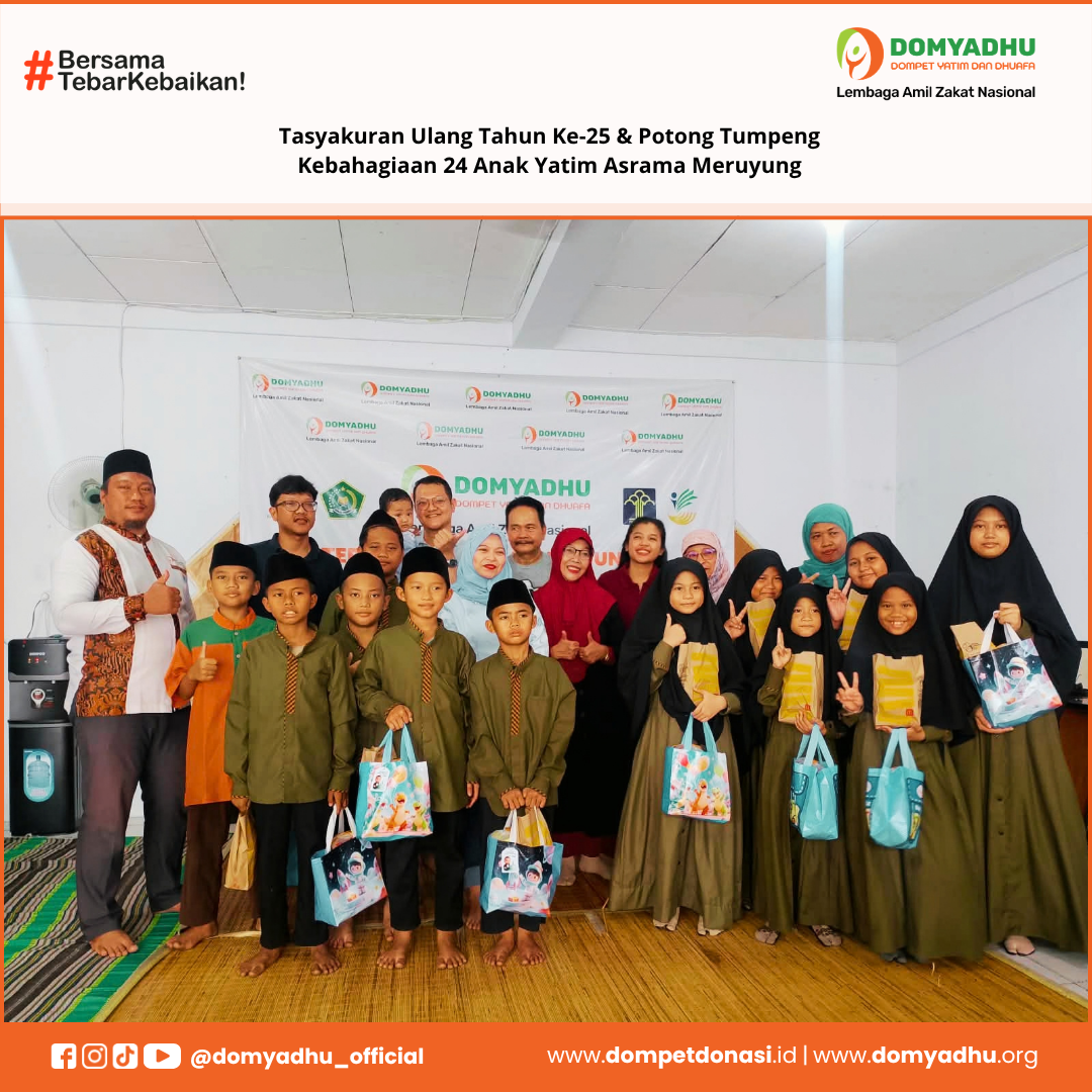 Momen Indah Berbagi Syukur Kak Monica Ananda Bersama LAZNAS DOMYADHU