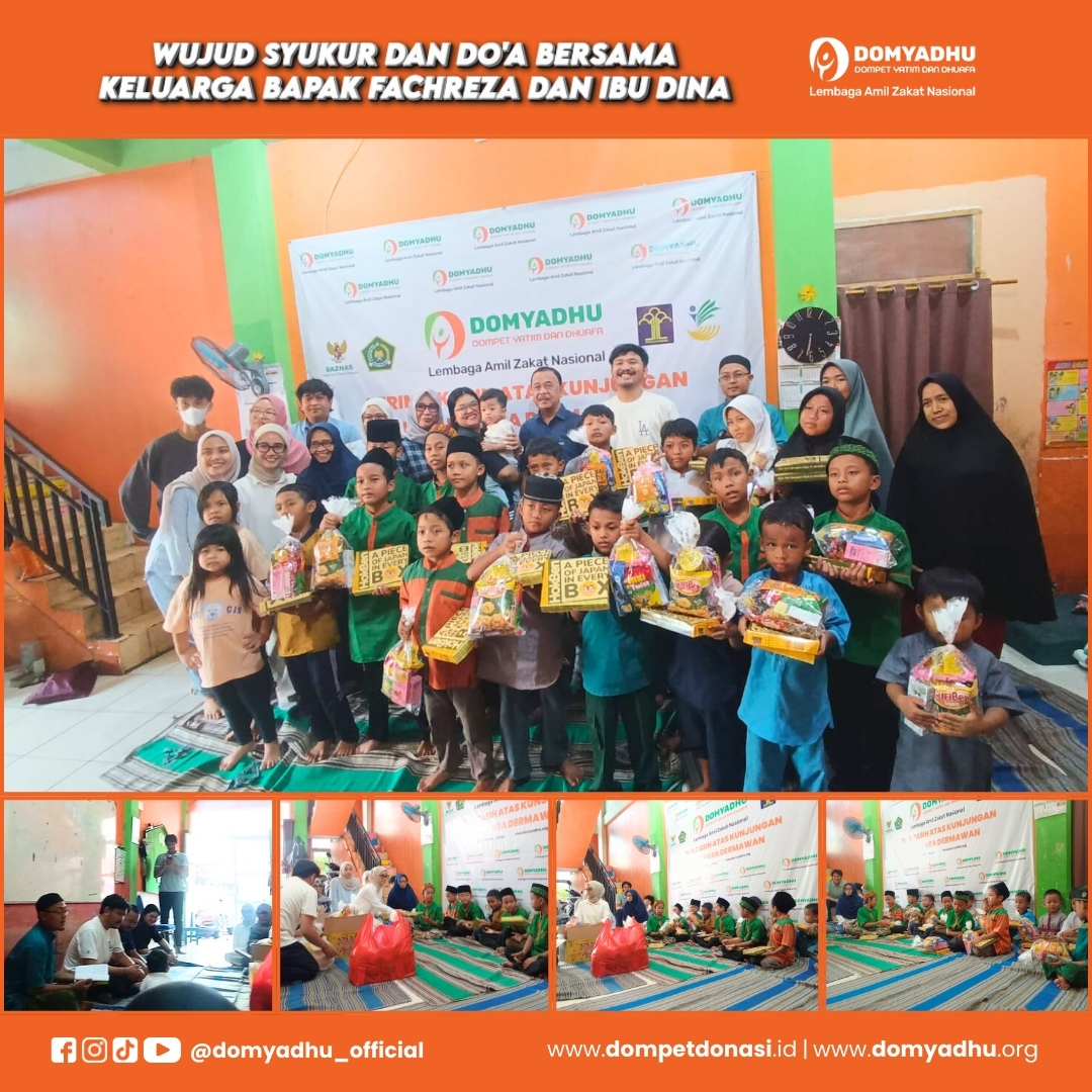 Doa Bersama dan Wujud Syukur Keluarga Fachreza dan Dina di Asrama Domyadhu Lubang Buaya